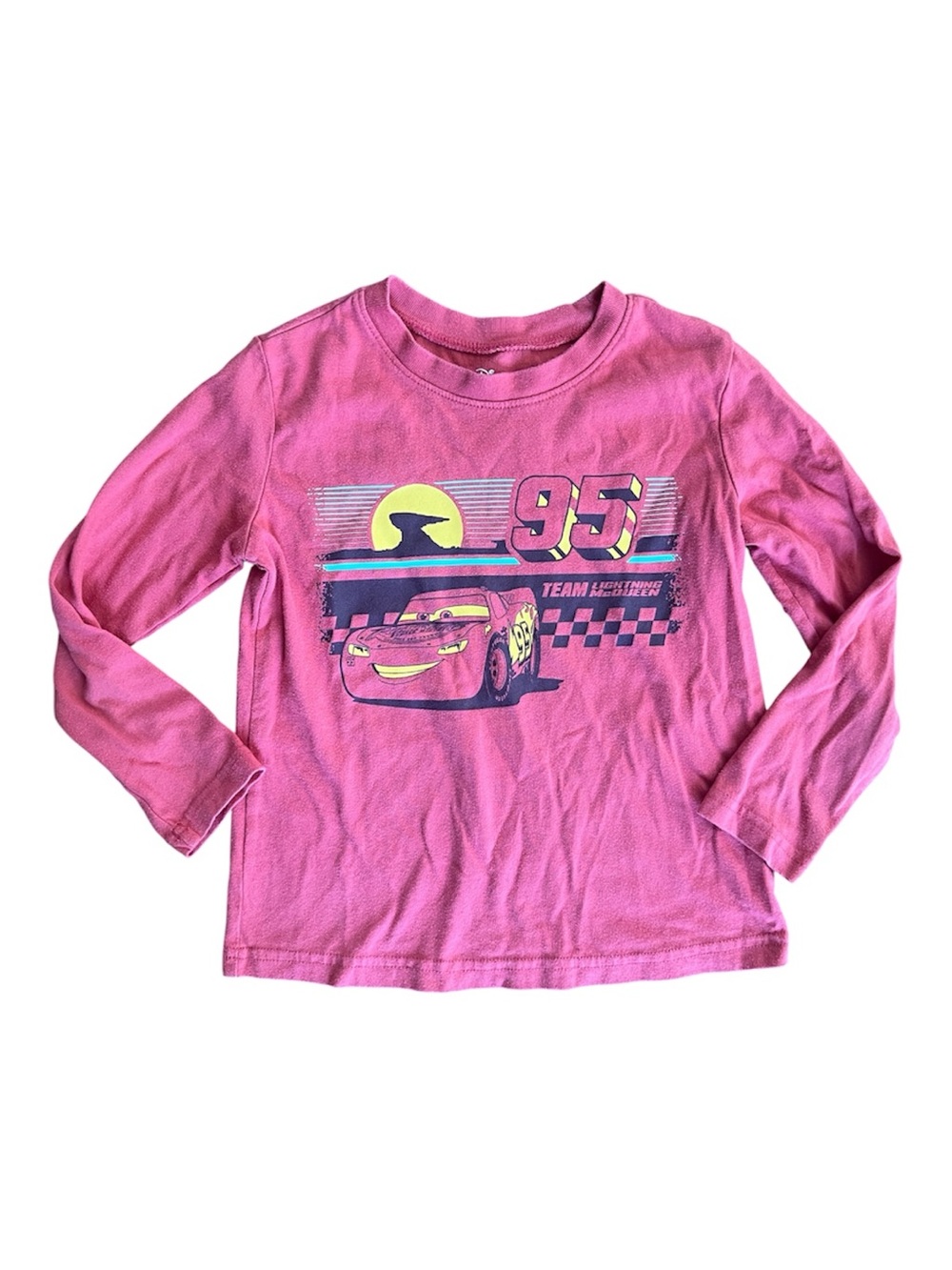 Disney Jumping Beans Lightning McQueen Red Shirt 5T